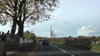 Driving Along Prescot Road From Liverpool Merseyside To Ormskirk Lancashire England [upl. by Eralcyram]