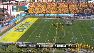 2013 FCS National Championship North Dakota State vs Towson [upl. by Suivatra]