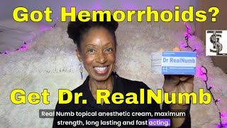 Dr RealNumb Topical Anesthetic Cream With Lidocaine amp Vitamin E [upl. by Cirdor]