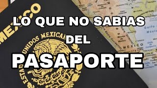 10 COSAS NO SABIAS del PASAPORTE MEXICANO [upl. by Orion]