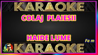 PLAIESII COLAJ KARAOKE [upl. by Kacerek]