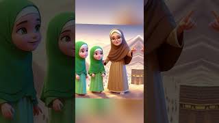 💘 Safa and Marwa💥The Lesson Mirha Learned from Hazrat Hajras RA Sacrifice cartoon youtubeshorts [upl. by Mialliw500]