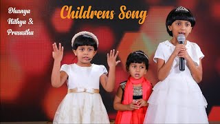 Abednego Shadrach Meshach  Sunday School Song  Dhanya Nithya amp Prasastha [upl. by Euqinimod]