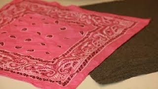 How to Tie a Cowboy Scarf  Craft Projects [upl. by Deacon]