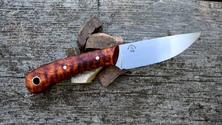 Beginner Knife Making How to forge a huntingskinning knife [upl. by Hayotal]