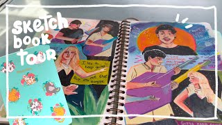 Sketchbook tour mossery mixed media sketchbook [upl. by Bravin]