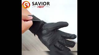 Savior Heated Motorcycle Gloves S28C [upl. by Mackenie]