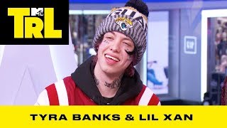 Tyra Banks Teaches Lil Xan How to Smize and Answers Fan Questions  TRL Weekdays at 4pm [upl. by Inar]