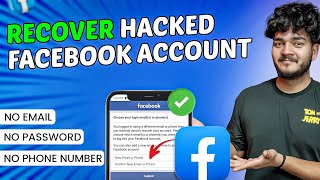 How To Recover Hacked Facebook Without Email and Phone Number  how to get back hacked facebook [upl. by Rie458]