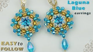 Tutorial orecchini quotLaguna Bluequot [upl. by Aniat703]