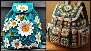 MindBlowing Fabulous Crocheting Work Hand Knitting Bags Purses Designs And Free Diy Projects [upl. by Esor]