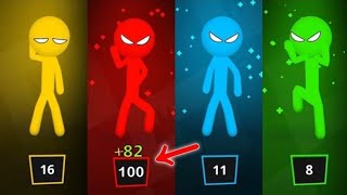 REAL Gameplay of Stickman Party with 1234 PLAYERS [upl. by Morrissey]