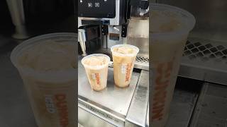 Dunkin Donuts Pumpkin Spice Iced Coffee Smell And Medium ‎DunkinDonuts alidunkinart dunkin [upl. by Ginni]