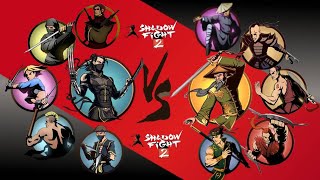 Shadow Fight 2  LYNX and BODYGUARDS vs HERMIT and BODYGUARD Mobile Gameplay [upl. by Joyan248]