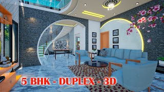 5 bedroom duplex house design – 3d walkthrough manis home [upl. by Hortensia18]