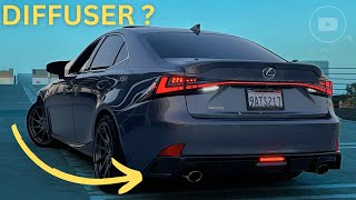 How to Install A Carbon Fiber Rear Diffuser [upl. by Anaihk598]