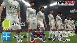 PES 2015 PRO EVOLUTION SOCCER ANDROID WINLATOR 80 [upl. by Ryan]