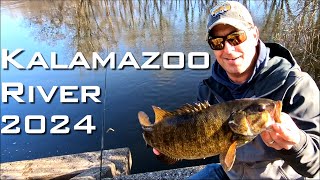 Kalamazoo River Smallmouth 2024 [upl. by Arada516]