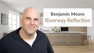 Benjamin Moore Riverway Reflection Color Review [upl. by Lenor]