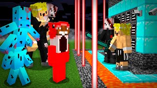 YouTubers Terroríficos vs BASE SEGURA en Minecraft [upl. by Tychon]