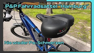 Review zum quotHamburgquot EBikeSattel für lange Touren von PampP [upl. by Kendre830]