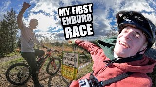 MY FIRST MTB ENDURO RACE [upl. by Attiuqram]