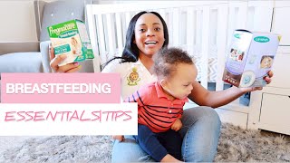 BREASTFEEDING MUST HAVES  TIPS [upl. by Nohpets719]