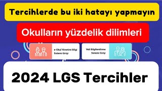 Tercih yaparken nelere dikkat edelim  Okulların yüzdelik dilimleri [upl. by Yrrad]