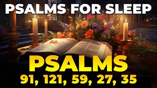 Prayer for sleep  Psalm 91 121 59 27 35  Bible Verses for sleep Sleep with God’s Word [upl. by Atiluap]