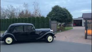 Citroen Traction Avant BL11 1938 First drive 21102024r [upl. by Ihcelek]