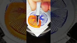 satisfying spirograph simple and easy spirography relaxing sounds spirograph satisfying shorts [upl. by Iz]