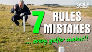 7 RULES MISTAKES EVERY GOLFER MAKES [upl. by Odrarej91]