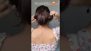 Easy stylish hairstyle tutorial ytshorts youtubevideo youtubeshorts [upl. by Anirrok704]