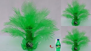 Plastic bottle Vase Craft DIY Easy Tree from Waste bottleSprite ki bottle se banaye Guldasta [upl. by Pickard376]