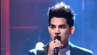 Adam Lambert  Better Than I Know Myself on Leno Live [upl. by Aibonez]