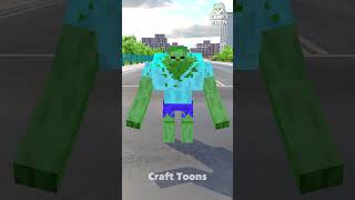 Triple kill😹  Funny Minecraft Animation shorts [upl. by Irak]