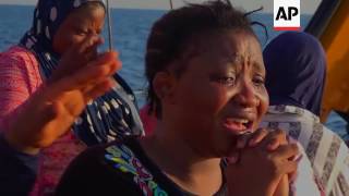 Hundreds of migrants rescued crossing from Libya [upl. by Mitchiner]