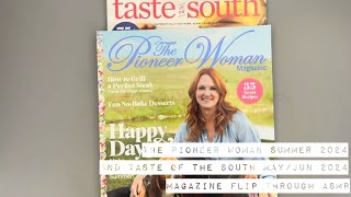 The Pioneer Woman Summer 2024 and Taste of the South MayJun 2024 Magazine Flip Through ASMR [upl. by Aziza]