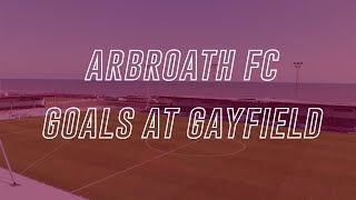 Arbroath FC  Goals at Gayfield [upl. by Akiemat]