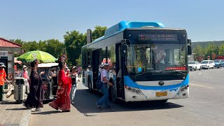 Full Journey sluggish and relaxed Route 53 Bus in Luoyang China [upl. by Tiram]