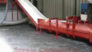 EPS foam  Styrofoam compactor  densifier with silo by HEGER [upl. by Leone56]