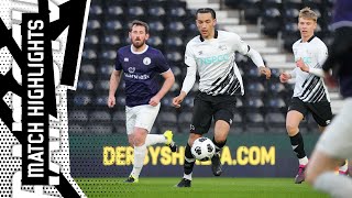 HIGHLIGHTS  Derby County U21s Vs Buxton FC [upl. by Lessig]