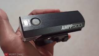 Review Lampu Sepeda CATEYE AMPP 500 [upl. by Aerdnna]