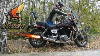 Honda VT1100C  Shadow 86 Sound [upl. by Leafar948]