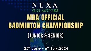 NEXA GIG Motors MBA Official Championship 2024 Live Draw [upl. by Niloc677]