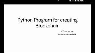 Blockchain using Flask App in Python [upl. by Sinoda274]