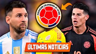 POSIBLE BAJA SELECCION COLOMBIA l JAMES REGISTRO y RECORD l ARGENTINA SEMIFINAL l COPA AMERICA [upl. by Kenweigh]