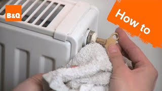 How to bleed a radiator [upl. by Ahcilef]