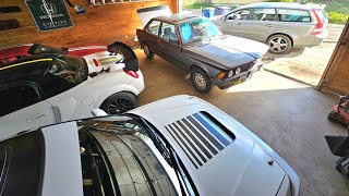 2024 Garage Update Volvo V50 T5  2ZZ MR2 Spyder  B20 EF Hatch  18 VVT Miata NA  E21 BMW 320i [upl. by Clellan983]