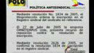 El empleo en Colombia I Política Antisindical [upl. by Billmyre]